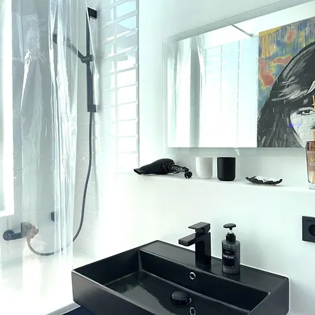 Newcityhome - - 2 Zi - Design Naomi - Kassberg - Private Parking Chemnitz