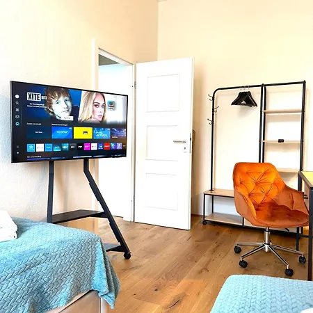 Newcityhome - Chemnitz - 2 Zi - Design Apartment Naomi - Kassberg - Private Parking Apartament