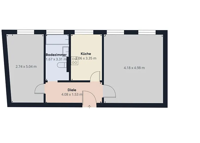 Newcityhome - - 2 Zi - Design Naomi - Kassberg - Private Parking Apartmán *